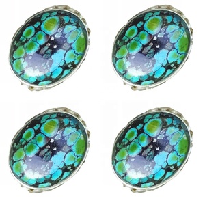 Vintage <strong>Turquoise</strong> <strong>Rings</strong> Jewellery Sterling Silver Flat Genuine <strong>Turquoise</strong> <strong>Rings</strong> - Product Image 5
