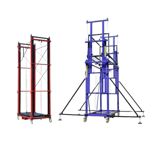 Plataforma Elevadora Eléctrica de Aluminio con Aislamiento Eléctrico, Columnas Tubulares Tipo Tijera, 48 Voltios, Andamio Elevador - Product Image 2