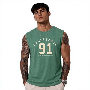Débardeur de compression sans manches blanc pour homme, col rond, séchage rapide, respirant, sportif, fitness, logo réfléchissant, 100% polyester - Product Image 4