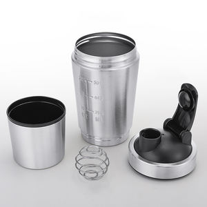 מותאם אישית leakproof נירוסטה בקבוק bpa בקבוק bpa חינם גביע כושר גביע חדר כושר ללא שיקר חלבון מתכת עם אחסון - Product Image 2