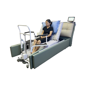 Cama de cuidado en el hogar ajustable de edición de lujo con funciones de monitoreo automático y giro para personas mayores y postradas en cama - Product Image 6