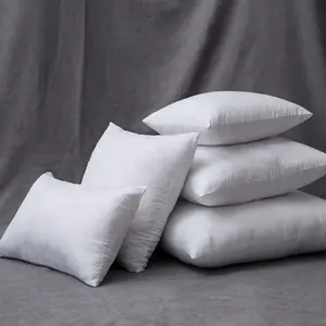 睡眠用枕インサート、ソファまたはベッド用100% ポリエステル低刺激性スロー枕装飾インサートスクエア、枕コア