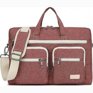 Muestra Gratuita de Bolsas de Computadora de Poliéster Personalizadas, Modernas y para Viaje, Maletín Multifuncional para Portátil - Product Image 5