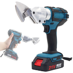Handheld Lithium Battery Sheet Metal Shears 21V Cordless Industrial Grade Electric Shears For Iron Sheet Cutting - Product Image 2