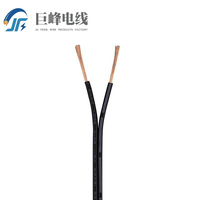 Cable Plano Paralelo Negro con Franja Blanca, Calibre 2468 26/24/22/20/18 AWG, Cable Paralelo de 300V 105 ℃   Cable de Conexión Aislado de PVC