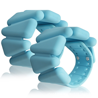 Bracelet de compression personnalisé en gros avec triangle lesté à boucle pour poignets et chevilles
