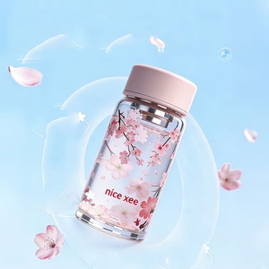 Bottiglia d'Acqua in Vetro Piccola Daisy 220ml, Tazza in Vetro Borosilicato per <span class=keywords><strong>Caffè</strong></span> - Product Image 4