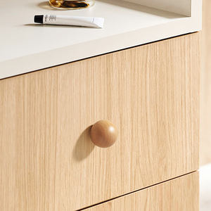 Tiradores de cajón largos con mango de barra en T de madera de nogal minimalista nórdico, tiradores de armario, armarios de cocina, armarios decorativos para dormitorio - Product Image 6