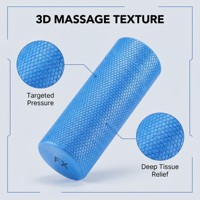 Rouleau de massage musculaire en mousse élastomère thermoplastique solide, léger et portable, personnalisé, de haute qualité, pour yoga, marque FX