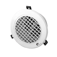 Diffuseur de plafond en plastique ABS de style moderne, type nid d'abeille, ventilation d'air, installation facile, salon, sous-sol, entrepôt