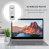 Dongle USB Nirkabel 4G LTE 150Mbps Modem Broadband Seluler Stick Router Hotspot Kartu SIM 4G untuk Rumah Kantor Adaptor WiFi Nirkabel