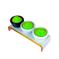 Porte-clés anti-stress QY Brand unisexe couleur moutarde avec son de clic de clavier, modèle QY-2803