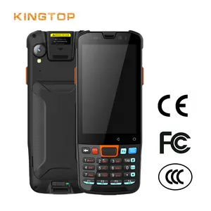 KINGTOP Wasserdichte Industrie Android Handheld-Computer mit 4G Wifi Nfc Rfid Reader Barcode-Scanner