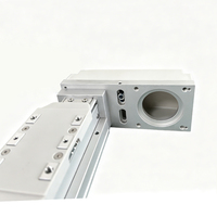 Module de glissière à vis à billes intégré GTH8, rail de guidage simple en aluminium, actionneur linéaire, table de glissière compacte pour l'automatisation des machines CNC