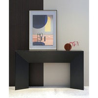 Console en bois massif minimaliste italienne, table d'appoint moderne pour entrée/couloir, peut servir de table de bar