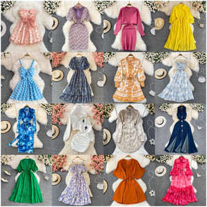 Vente en gros 2025 robes <span class=keywords><strong>d</strong></span>'été en vrac pour femmes <span class=keywords><strong>d</strong></span>'<span class=keywords><strong>occasion</strong></span> robes pour femmes en vrac bon marché robes pour femmes en stock vêtements <span class=keywords><strong>d</strong></span>écontractés - Product Image 2