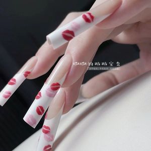 Pegatinas para Uñas del Día de San Valentín, Labios Rojos en 3D, Calcomanías Autoadhesivas para Uñas con Diseño de Corazón, Suministros para Arte de Uñas para DIY - Product Image 5