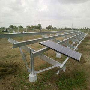 Système de montage au sol pour panneaux solaires résidentiels hors réseau, pré-assemblé, réglage d'angle sans outil, vente chaude - Product Image 3