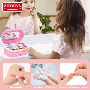 Zhorya manufacturer – kit de jouets de <span class=keywords><strong>maquillage</strong></span> biologique rose pour enfants - Product Image 3