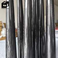 Tube conique en fibre de carbone monobloc personnalisé de haute qualité Tube conique en fibre de carbone