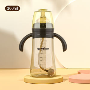 Bouteille à lait en PP léger sans BPA 300 ml avec tétine en silicone anti-colique pour bébé, <span class=keywords><strong>biberon</strong></span> pour l'alimentation et l'eau - Product Image 3