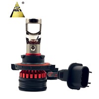 New High Power LED Projector Lens Headlight Kit 50W 6000K IP69 Waterproof Universal Fit H1 H4 H7 H11 Car Bulbs 12/24V