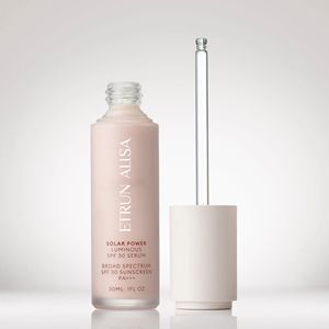 ETRUN ALISA, marque privée, sérum de protection <span class=keywords><strong>solaire</strong></span> minéral radieux <span class=keywords><strong>non</strong></span> <span class=keywords><strong>comédogène</strong></span> Spf 30, fondant à large spectre de manière invisible dans la peau - Product Image 2