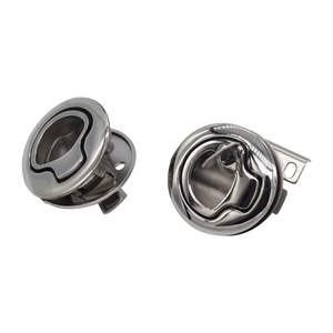 Marin Hardware Nouveau loquet de trappe pour pont de bateau Poignée de <span class=keywords><strong>levage</strong></span> à taquet en alliage d'acier inoxydable 316 avec anneau de verrouillage Produit de genre marin - Product Image 1
