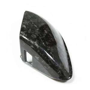 Sıcak satış araba ayna kapağı Audi Q8 RSQ8 dövme Fiber dikiz aynası kapak için uygun - Product Image 4