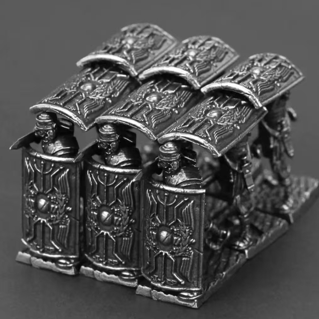 Customized Black Nickel Metal Casting War Character Legion Soldier Figurines Game Miniatures for Board Games
