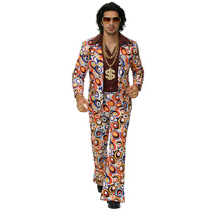 Vente en gros de costumes rétro nostalgiques des années 70 et 80, vêtements de performance disco, costumes d'Halloween unisexes pour couples, robes incluses - Product Image 2