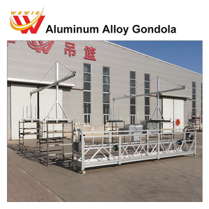 Plateforme de <span class=keywords><strong>suspension</strong></span> électrique à câble pour échafaudage en alliage d'aluminium ZLP630 ZLP800 pour la construction - Product Image 3