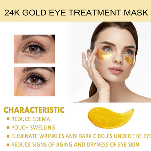 Masque pour les yeux en feuille EELHOE, acide hyaluronique, vitamine C, nourrit, hydrate, anti-rides, prévient le vieillissement, laisse les yeux élastiques et doux - Product Image 4