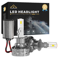 Kit de phares de voiture LED 120W H1 6000K 12V IP68 étanche 11000 lumens super lumineux faisceau blanc froid