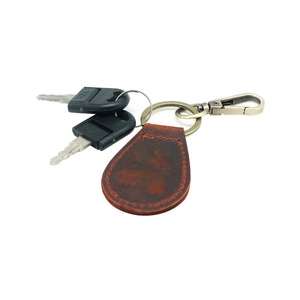 Best Quality Keychain Custom logo <b>Key</b> Holder <b>Leather</b> Travel Car <b>Key</b> Pouch Keyring for <b>Key</b> Holder - Product Image 1