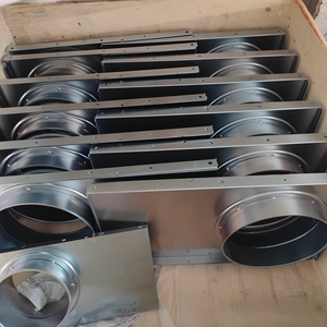 Acciaio zincato <span class=keywords><strong>ID</strong></span> <span class=keywords><strong>4</strong></span> "industriale collettore di polvere per aspirapolvere Blast Gate valvola pneumatica a saracinesca per la raccolta della polvere - Product Image 3