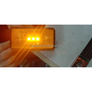 Lámpara lateral a la venta para Scania R <span class=keywords><strong>P</strong></span> <span class=keywords><strong>G</strong></span> <span class=keywords><strong>S</strong></span> Series ámbar Reflector Led marcador luz 1737413/154815/1446359/2080828/2000390 - Product Image 4
