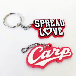 The Cheapest Promotional Gifts No Minimum <b>Custom</b> logo Name Soft Rubber Pvc Keychains - Product Image 3