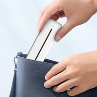 Printer A4 termal 8 inci Mini portabel, printer nirkabel Mobile Smart a4 Inkless dengan kertas Printer gratis satu rol