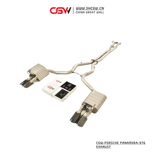 Porsche Panamera performanslı egzoz susturucu 976 için yeni CGW aktif ses 2024 boru sistemi Valvetronic Catback - Product Image 6