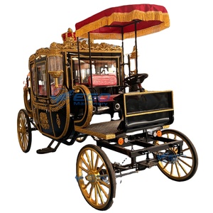 Chariot de Mariage Électrique Royal de Luxe à Bas Prix pour Mariée, Fabricant de Chariots de Cendrillon avec Couronne - Product Image 1