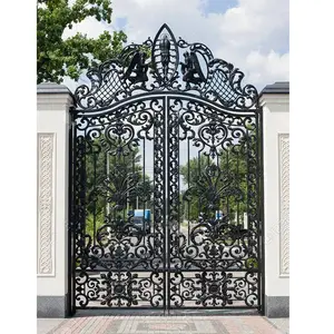 CBMMART Wrought Iron Gate Design Iron Fancy Gates for Homes