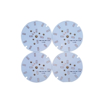 Fabrication de circuits imprimés en aluminium pour ampoules électroniques personnalisées 94v0 rondes, éclairage de croissance LED