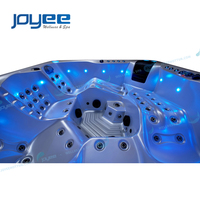 JOYEE Relax Jardin Loisirs 5 homme adultes profiter du spa meilleur acrylique air jet cul corps massage spas en plein air hydro spa bain à remous