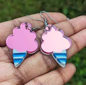 Feuille acrylique miroir rose Bridgevia, électro-plaquée, couleur vibrante, découpable au laser, 3 mm d'épaisseur, perles artisanales DIY, bijoux - Product Image 5