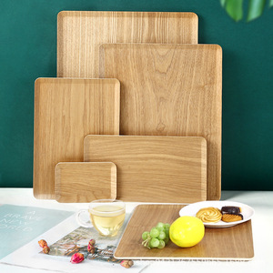 Plateau rectangulaire en bois de frêne pour la présentation de pain, pâtisseries et produits de boulangerie, élégant plateau de service - Product Image 5