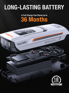 Портативный автомобильный стартер Yesper Fast Max, 27000 мАч, 12 В, многофункциональный пусковой Аккумулятор для грузовиков и мотоциклов - Product Image 5