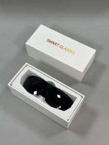 Gafas inteligentes W640 con IA de 8MP, EIS antivibración, foto de 32MP, WiFi, llamadas Bluetooth, música, activación por voz, traducción por IA - Product Image 4