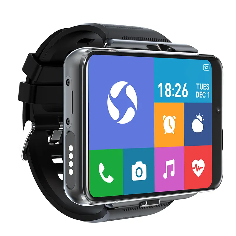 ساعة OEM S999 4G للألعاب بشاشة كبيرة 2.88 بوصة تعمل بنظام Android 9.0 iOS متوافقة مع نظام 64G GPS مزودة بخاصية WiFi ومزودة بمراقب لمعدل ضربات القلب IP65 ومقاومة للماء