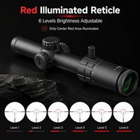 Lunette de visée TYPHON 1-10X24 SFP LPVO |   Lunette de visée tactique d'extérieur en verre ED à faible dispersion, résistante à l'eau et aux chocs